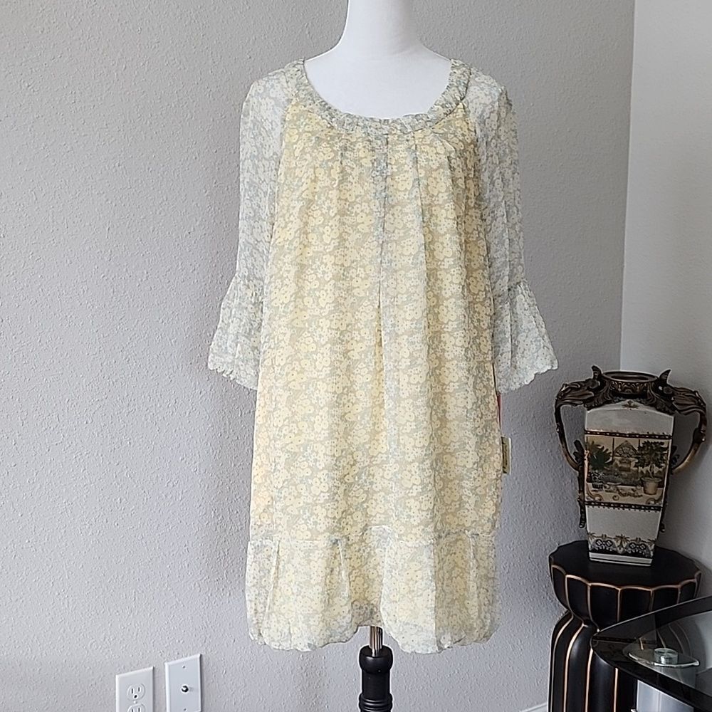 Intuitions Silk Dress with pockets